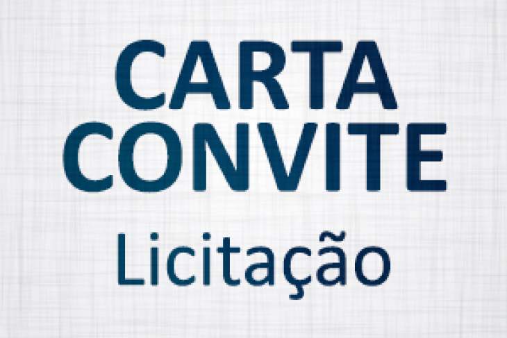 CARTA CONVITE DE Nº 01/2022, para prestação de serviços técnicos de engenharia e arquitetura para eleboração dos projetos básicos: